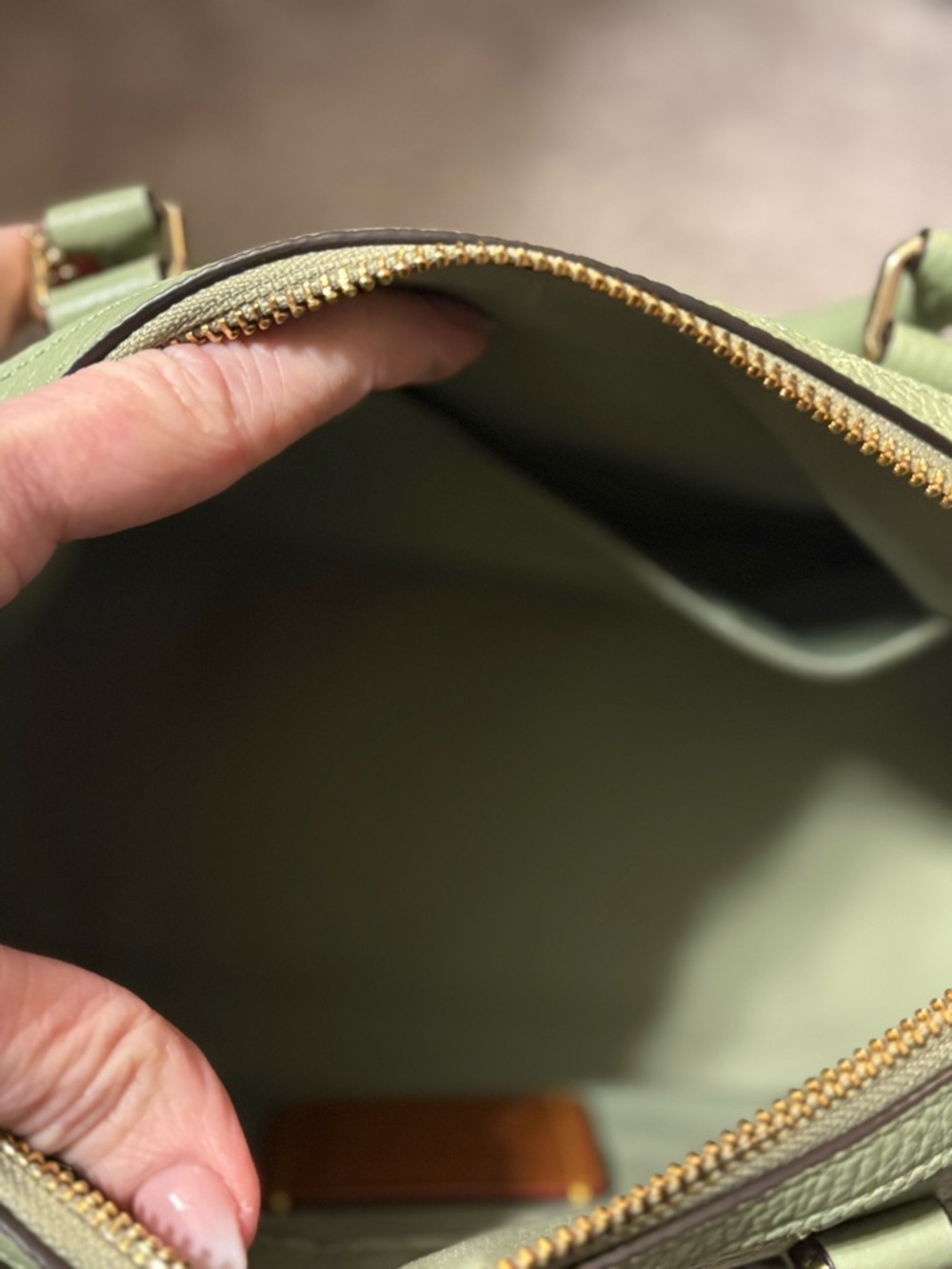 Coach pistachio Signature medium Rowan with Detachable Strap - Picture 7 of 7
